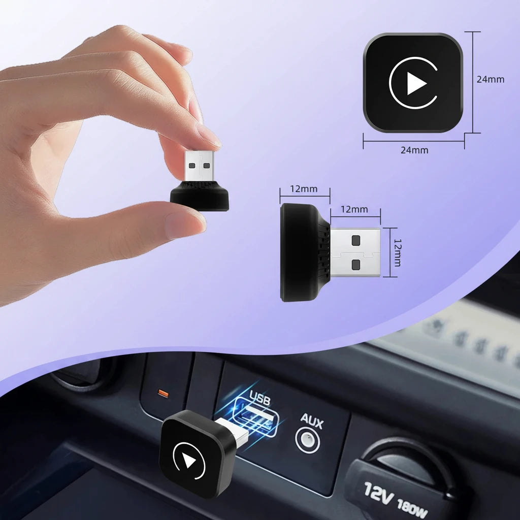 Wired to Wireless CarPlay & Android Auto Dongle, Adapter Stable Sync, 2026 model