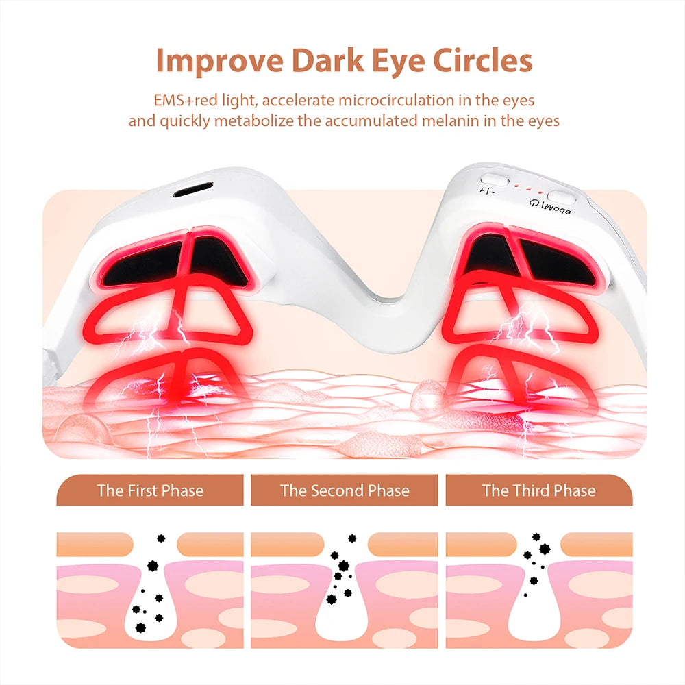 Red Light Under-Eye Glasses