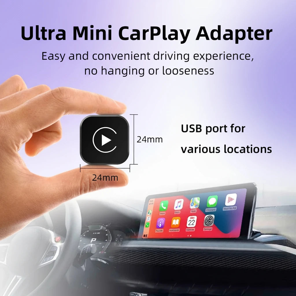 Wired to Wireless CarPlay & Android Auto Dongle, Adapter Stable Sync, 2026 model