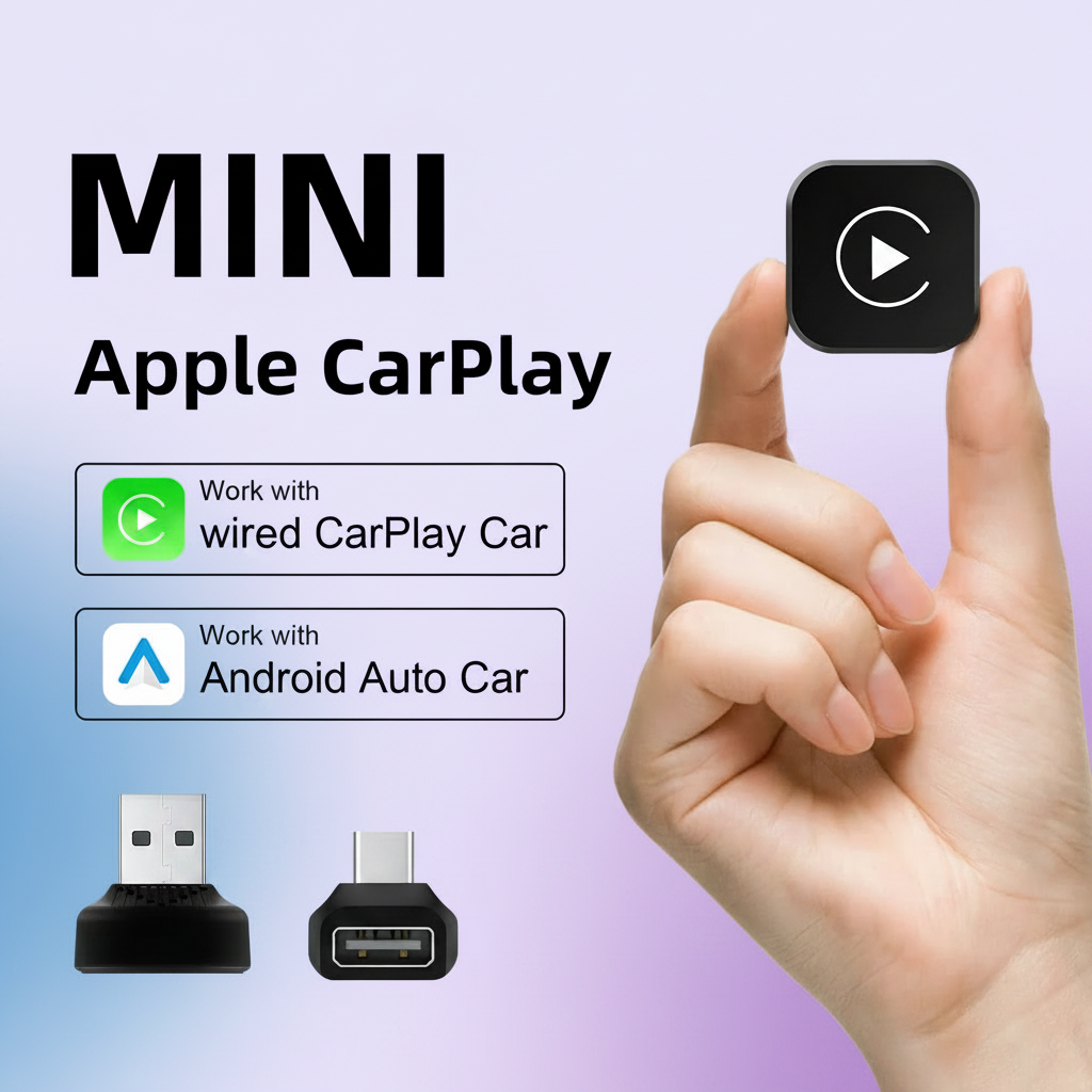 Wired to Wireless CarPlay & Android Auto Dongle, Adapter Stable Sync, 2026 model